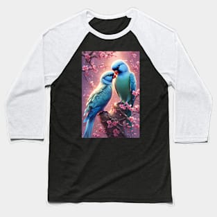 Beautiful  fantasy love birds Baseball T-Shirt